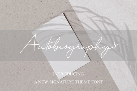 Autobiography Font: Adding Personal Touch to Design