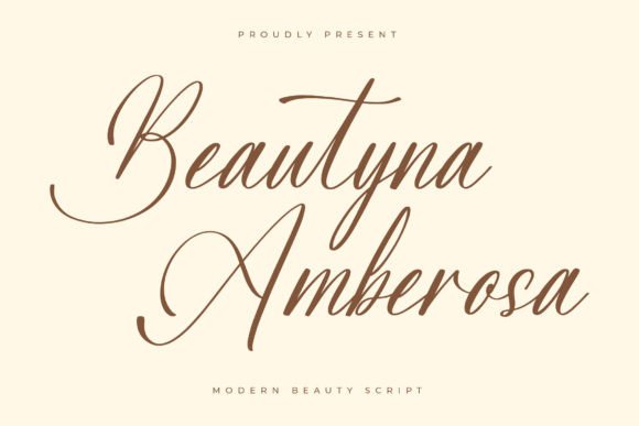 Beautyna Amberosa: A Modern Script for Luxury Branding