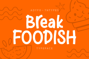 Break Foodish: A Bold Script Font for Standout Designs