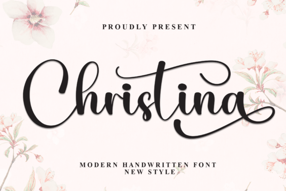 Christina: A Script Font for Designs That Need Soul