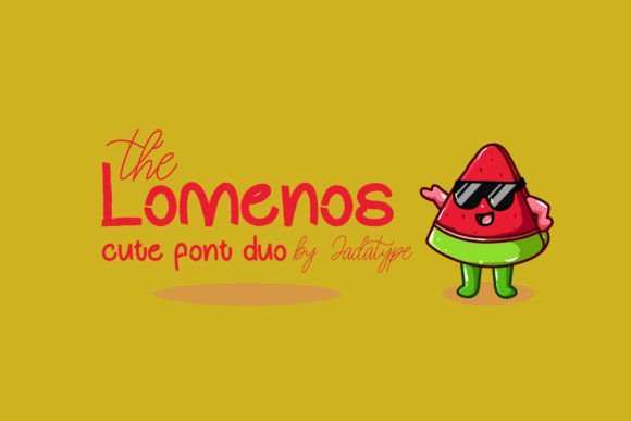 Discover the Dynamic Lomenos Font Duo for Designers