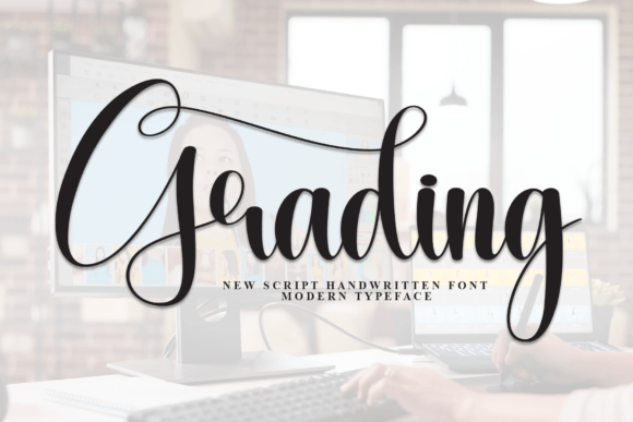 Grading: The Elegant Script Font for Modern Design