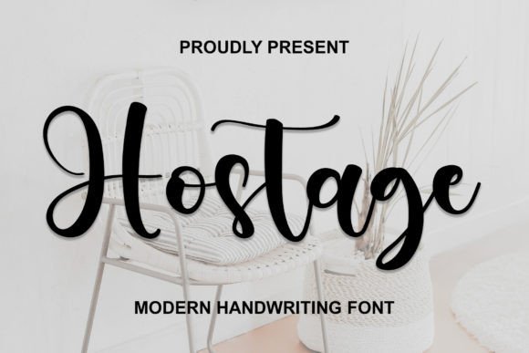 Hostage Font: A Stylish Script for Creative Projects