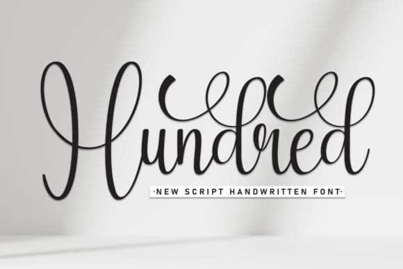 Hundred: The Elegant Script Font for Timeless Design