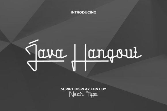 Java Hangout: The Pen Script Font for Personal Projects