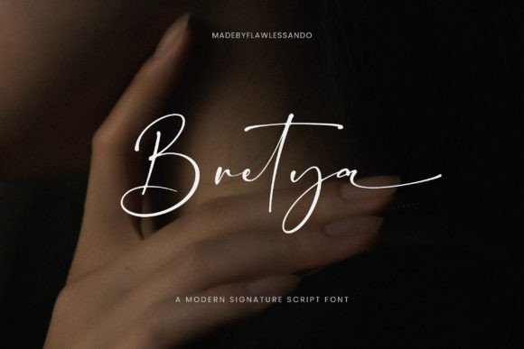 Make Your Mark: A Guide to the Bretya Signature Font