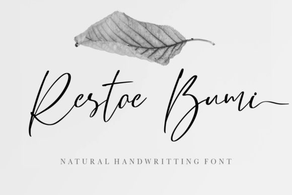 Restoe Bumi: The Elegant Script Font for Modern Branding
