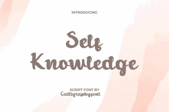 Self Knowledge Font: A Designer's Guide to Its Creative Uses