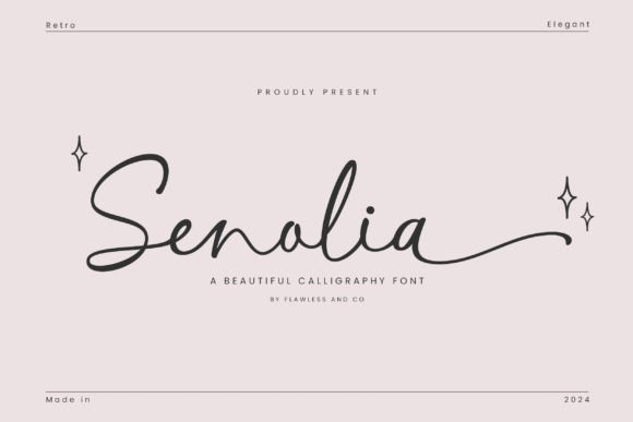 Senolia: Where Calligraphic Tradition Meets Modern Elegance