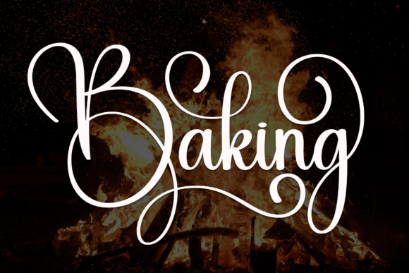 The Elegance of Baking: A Script Font for Timeless Design