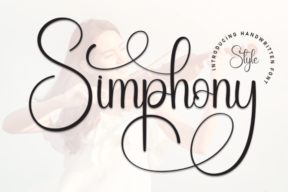 The Elegance of Simphony: A Script Font for Your Designs