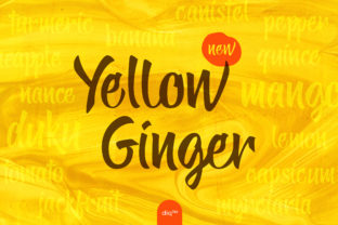 The Yellow Ginger Font: An Artisan's Handwritten Script